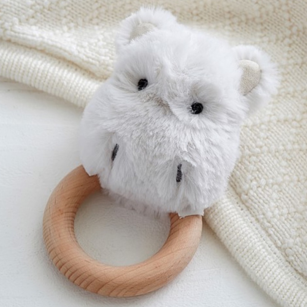NWOT Pottery Barn Kids Hippo Critter Rattle